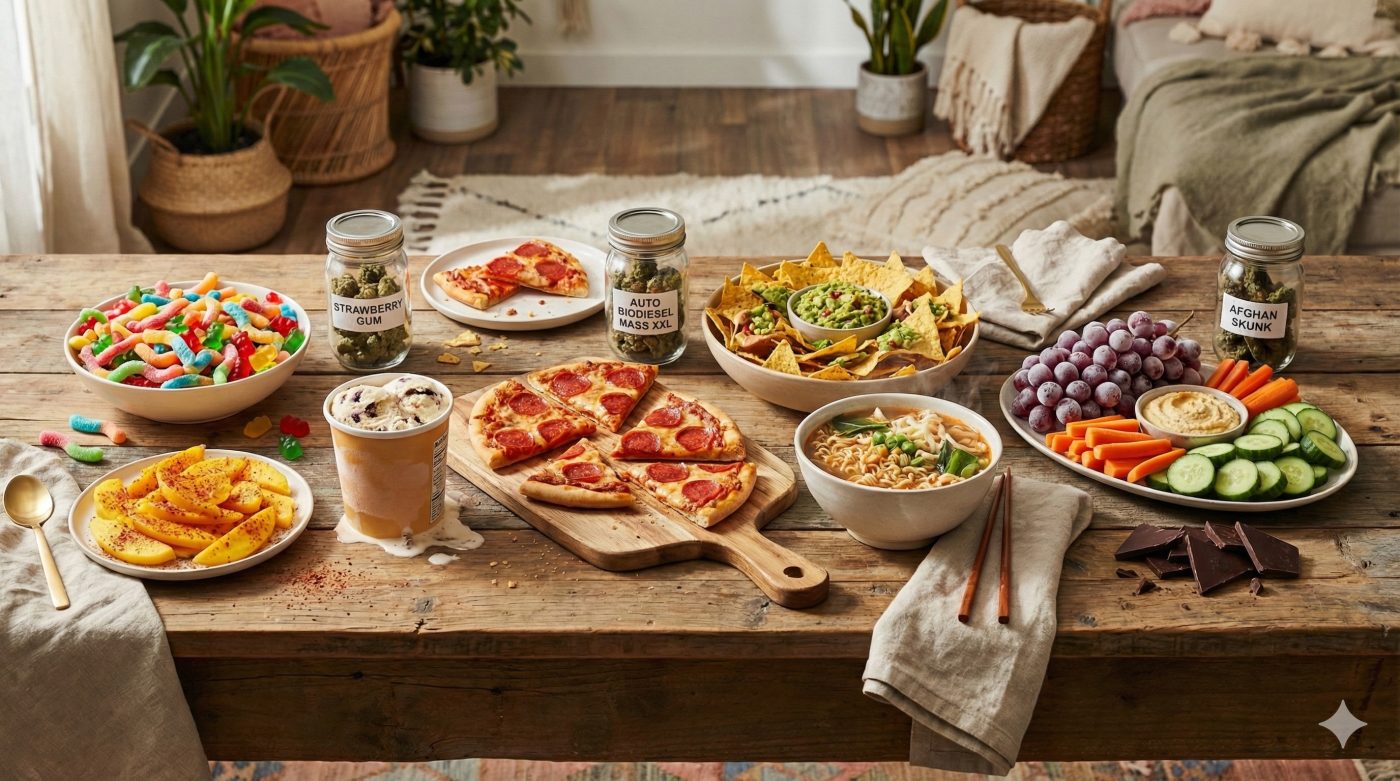 Qué comer cuando estás colocado (Munchies)