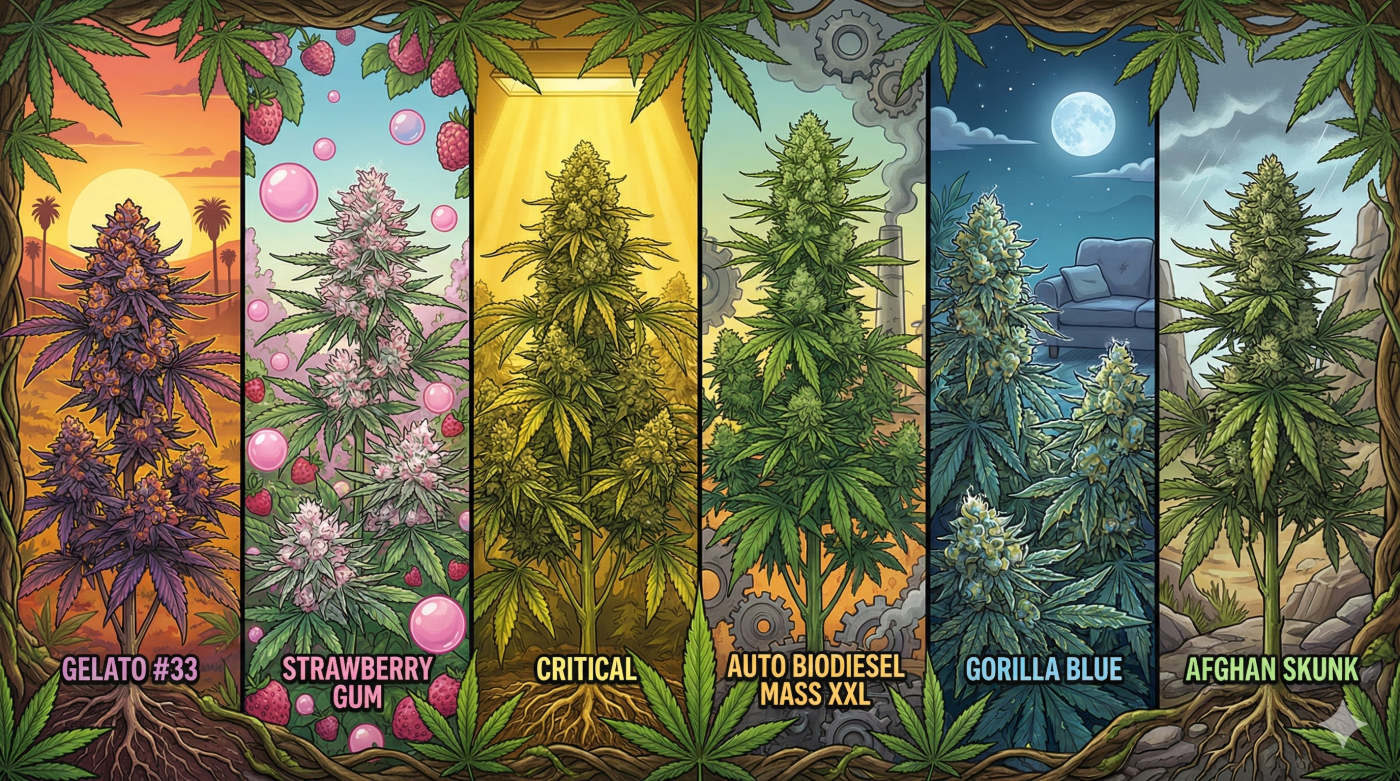 Mejores variedades de marihuana 2026