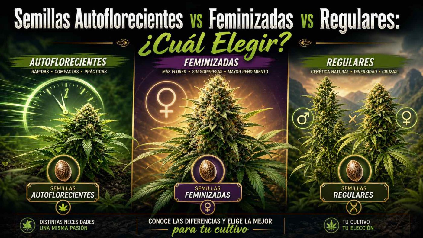 semillas autoflorecientes vs feminizadas